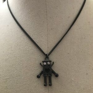 Robot pendant necklace